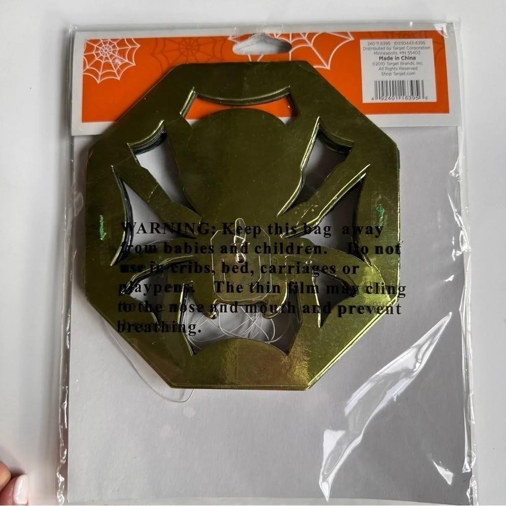 Target Bundle of Halloween Party Supplies. Confetti. Window Gels. Garland. Music